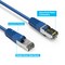 Bestlink Netware CAT7 Shielded (SSTP) 600MHz Ethernet Network Booted Cable- 1ft- Blue 100320BL